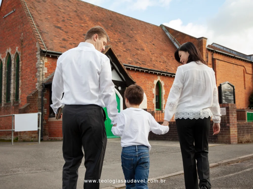 Chegando na Igreja